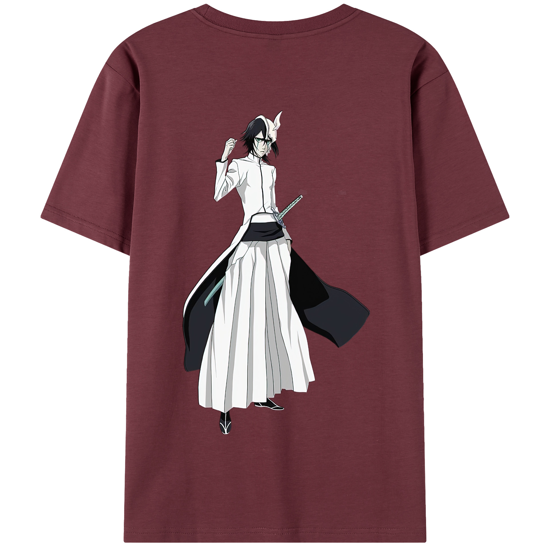 （画像用） ブリーチ ウルキオラ·シファー BLEACH Ulquiorra cifer 綿100％半袖Tシャツ（背面プリント）